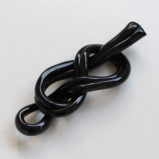 厂家直销现代简约软装书柜创手工彩色绳结条琉璃麻绳酒店样板间摆 商品图0