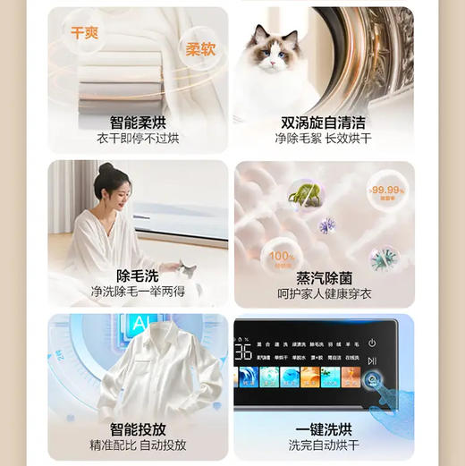 海尔（Haier）洗衣机 XQG120-HLE51C2U1 商品图3