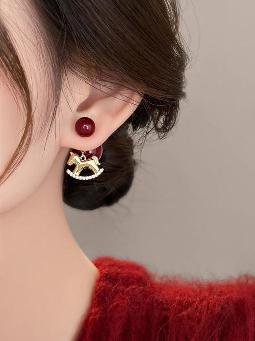 新年好运耳钉组合！买1对送1对 这两款耳钉嘎嘎显白 两个款式各一对，超值优惠！ 商品图8