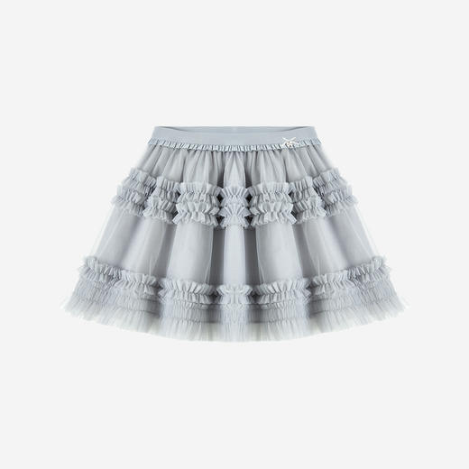 【商场同款】英氏裙子女童半身裙春夏浅蓝纱裙可爱公主裙百搭新款 商品图4