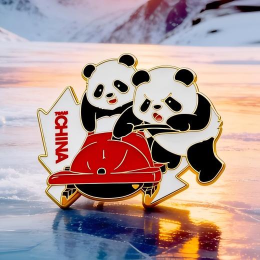 熊猫运动徽章冰雪项目系列 商品图3
