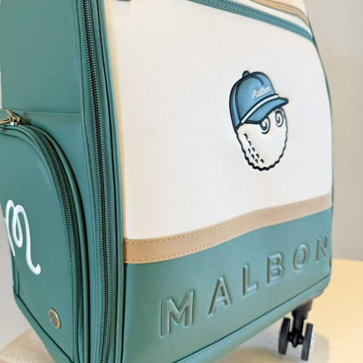 出韩国原单MB 高尔夫拉杆箱，真皮材质。颜值与实用并存！耐用材质，轻巧便携，出行好伙伴。
两个色。 商品图6