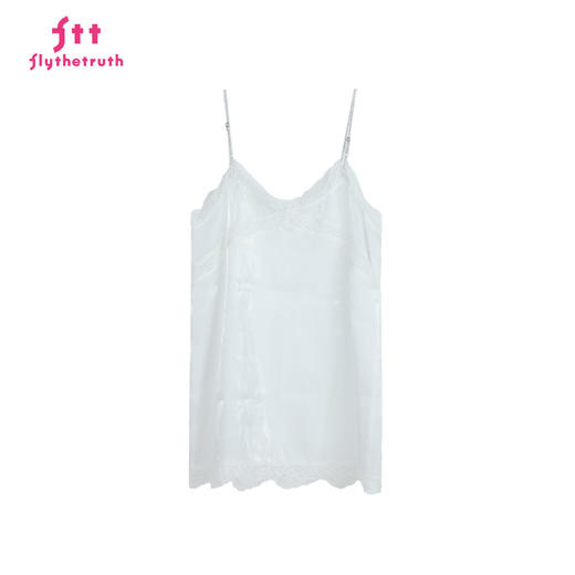 FTT FlyTheTruth『野糖织理』 法式蕾丝薄纱吊带裙女夏罩衫裙叠穿 商品图3