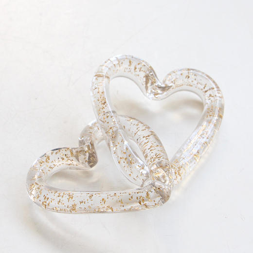 简约现代创意玻璃链条麻团摆件样板房售楼处玄关桌面软装饰品摆件 商品图4