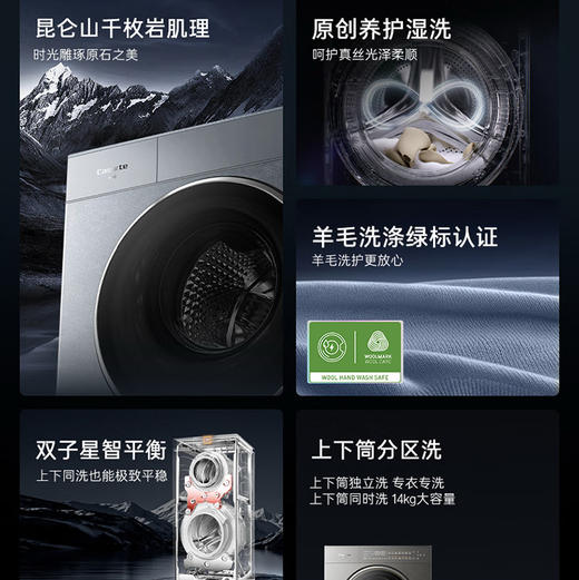 卡萨帝（Casarte）洗衣机 CS B14LWGHDU1 商品图3