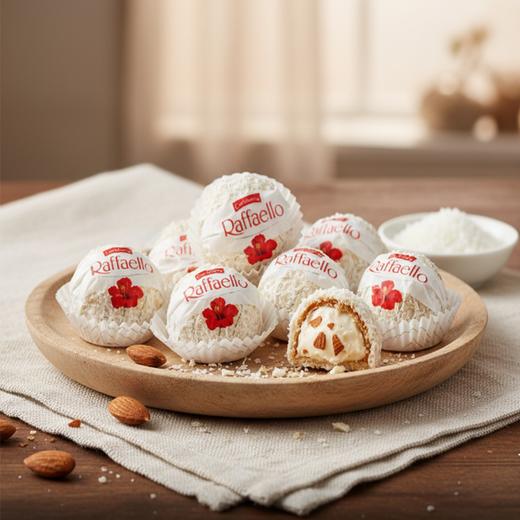 拉斐尔脆雪柔椰蓉扁桃仁糖果酥球30粒桶装 商品图4