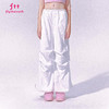 FTT FlyTheTruth『草莓黑巧』 新款休闲裤女秋抽绳褶皱工装阔腿裤 商品缩略图2