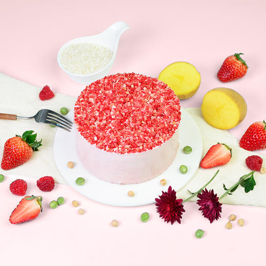 本草芳华草莓蛋糕 商品图6