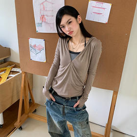 FTT FlyTheTruth『即兴随笔』 复古涂鸦牛仔裤女秋季宽松阔腿裤子