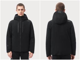 原单正品海丽汉森HELLY HANSEN男士户外登山防寒防风冲锋衣羽绒服，
黑色：L XXL