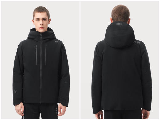 原单正品海丽汉森HELLY HANSEN男士户外登山防寒防风冲锋衣羽绒服，
黑色：L XXL 商品图0