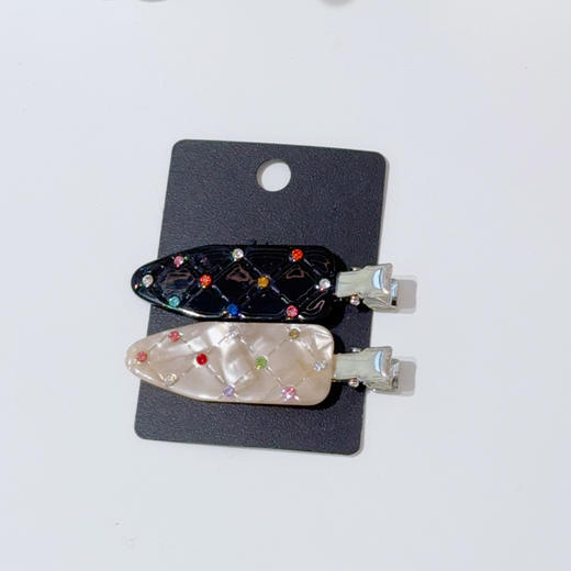 质感闪钻醋酸无痕CS对夹-纪念日百货门店同款167997383 商品图3