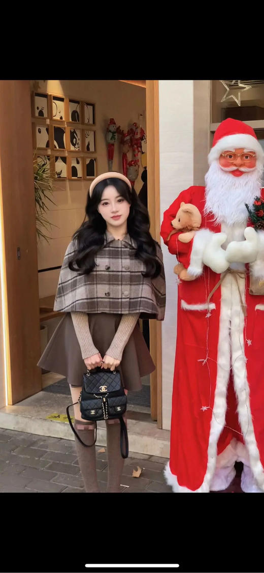 Chanel duma 小青蛙 小号 黑金 荔枝牛 双肩包 商品图3