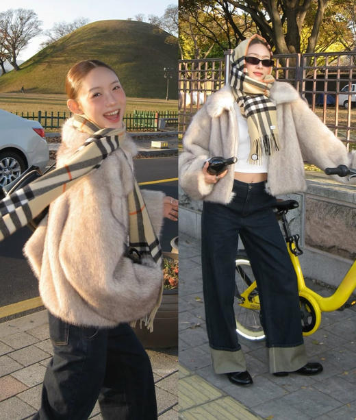 返场【充值1800档赠品】高定级质感大牌围巾-下单请“备注颜色，不备注随机发”（DSX） 商品图3