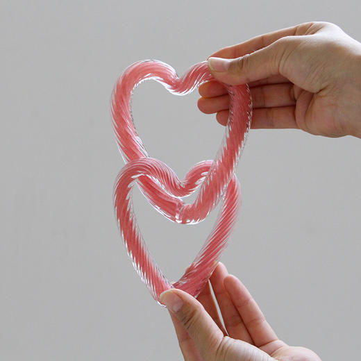 简约现代创意玻璃链条麻团摆件样板房售楼处玄关桌面软装饰品摆件 商品图5