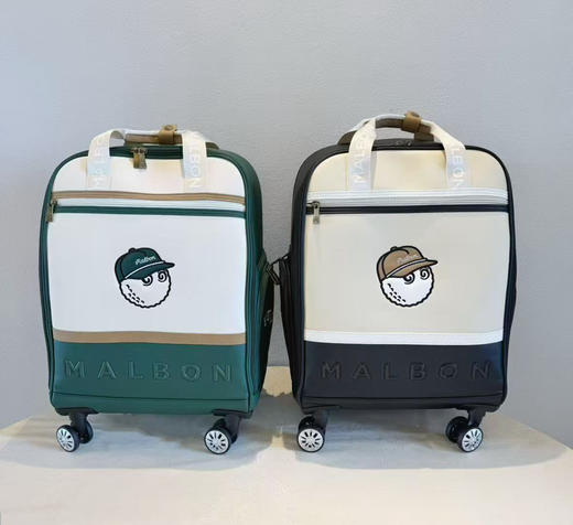 出韩国原单MB 高尔夫拉杆箱，真皮材质。颜值与实用并存！耐用材质，轻巧便携，出行好伙伴。
两个色。 商品图0