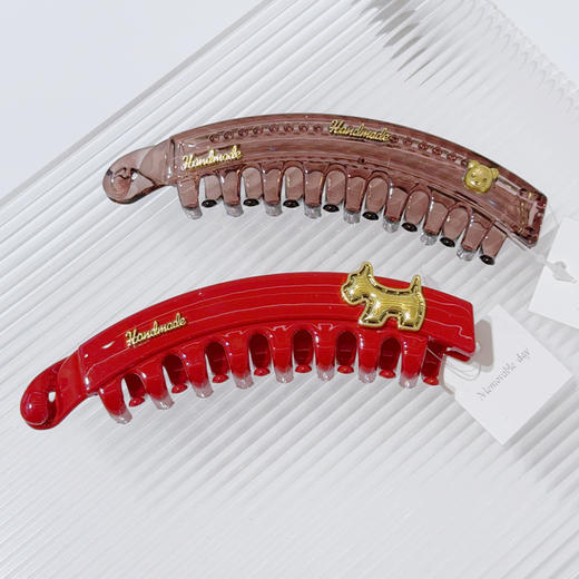 韩式金标香蕉夹-纪念日百货门店同款168243436 商品图1