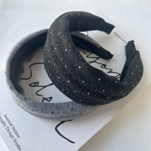 毛呢波点宽版发箍-纪念日百货门店同款168248739 商品图1