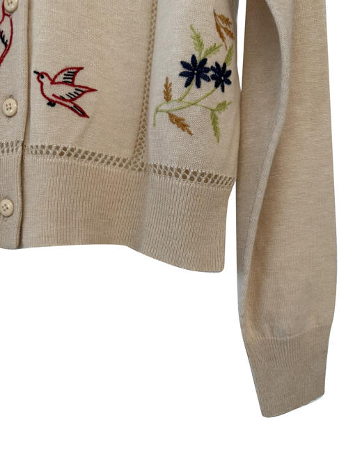 女款刺绣针织开衫毛衣zh 商品图2