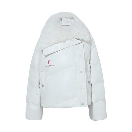 FTT Flythetruth  情绪泡沫 白色高级感羽绒服女冬季90白鸭绒外套 商品图3