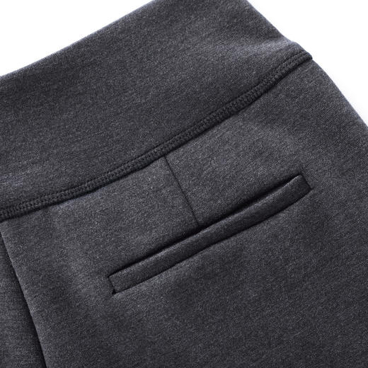 「自」全新升级【铂金会员247/天猫329/差价82】(01753)洛诗琳四面弹棉混纺长裤2025秋冬修身松紧腰休闲喇叭裤女 商品图3