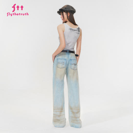 FTT FlyTheTruth『优雅苔藓』Y2K复古印花辣妹吊带背心女夏季上衣 商品图1