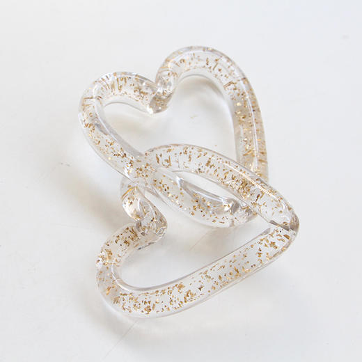 简约现代创意玻璃链条麻团摆件样板房售楼处玄关桌面软装饰品摆件 商品图3