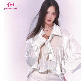 FTT FlyTheTruth『杜乐丽花园』 新中式丝绒衬衫女秋季小香风衬衣