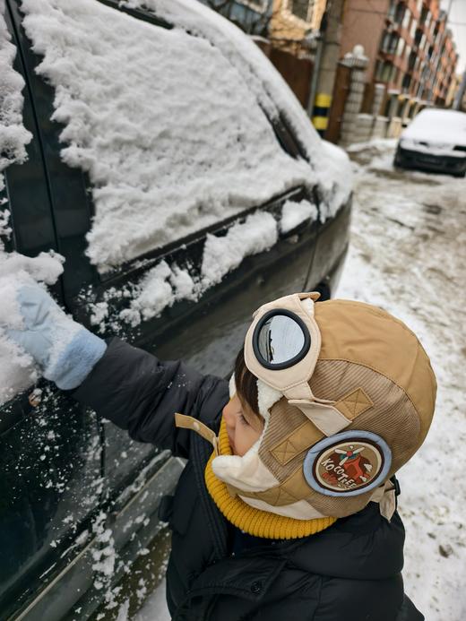 【护耳雷锋帽】KK树飞行员儿童帽子秋冬男童雷锋帽女孩防风护耳宝宝保暖2024新款小飞行员帽 商品图0