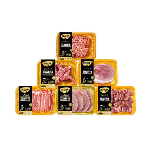 中粮家佳康 亚麻籽猪肉万事如意礼包1850g【实物/礼券】 商品图0