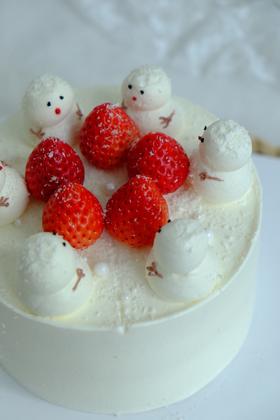 雪人主题系列蛋糕（加入购物车多种造型可选）