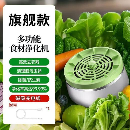 【新品！果蔬清洗机】 全自动无线果蔬清洗净化器 食材清洗机 家园水果除菌农残洗菜除菌农药残留多功能净化器 食材净化机 洗菜机 商品图7