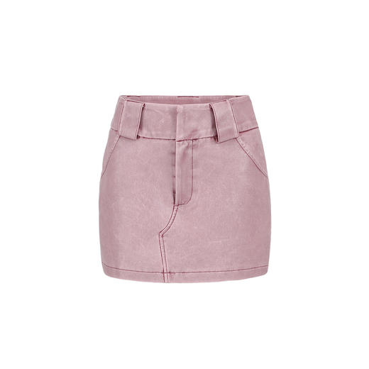 FTT FlyTheTruth『科莫多红珊瑚 』辣妹包臀半身裙女秋PU仿皮短裙 商品图2