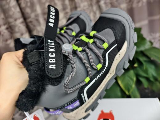 【大童棉鞋】Abckids儿童雪地靴冬季新款加绒加厚男童棉鞋户外防滑女童棉靴子28-38 商品图5