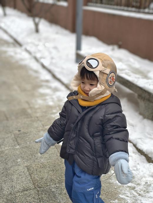 【护耳雷锋帽】KK树飞行员儿童帽子秋冬男童雷锋帽女孩防风护耳宝宝保暖2024新款小飞行员帽 商品图2