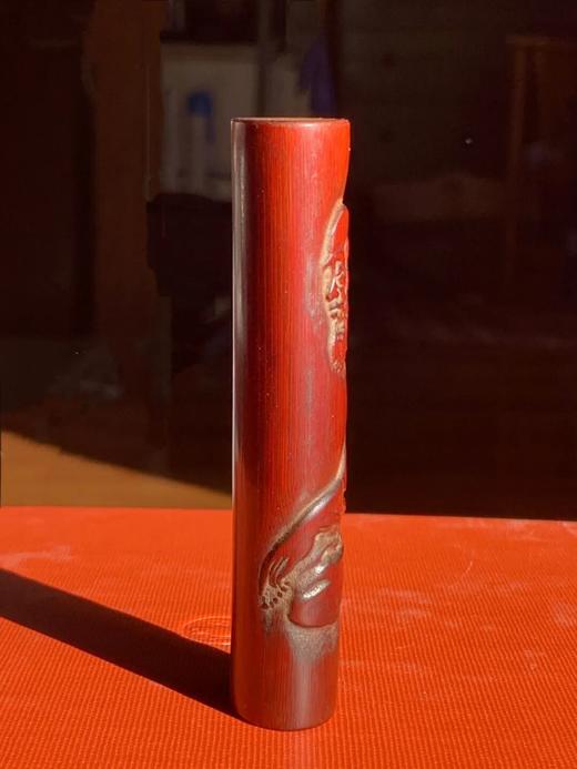 竹筒雕达摩坐像把玩件，顺丰包邮 商品图7
