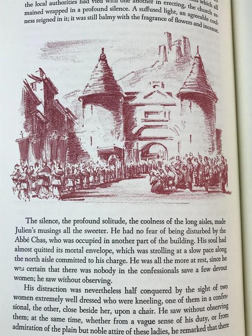 司汤达《红与黑》配多幅精美彩色插图 豪华皮装 商品图9