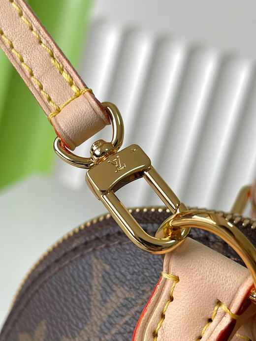 秋冬特惠💰800 原单LV M46990 尺寸：23.5×17.5×11.5cm ALMA BB 老花贝壳包 变码芯片 商品图5