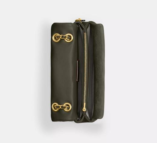 年末好折！Coach专柜款tabby26枕头包 麂皮橄榄绿只要￥3500直邮到手 商品图5