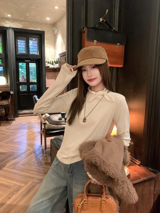 <曾小咸推荐>现货秒杀 ！微信超特价！蝴蝶结绑带加绒打底衫 日常129.99 立减60 秒杀69.99 毛毛外套  秒杀199.99！！ 商品图10