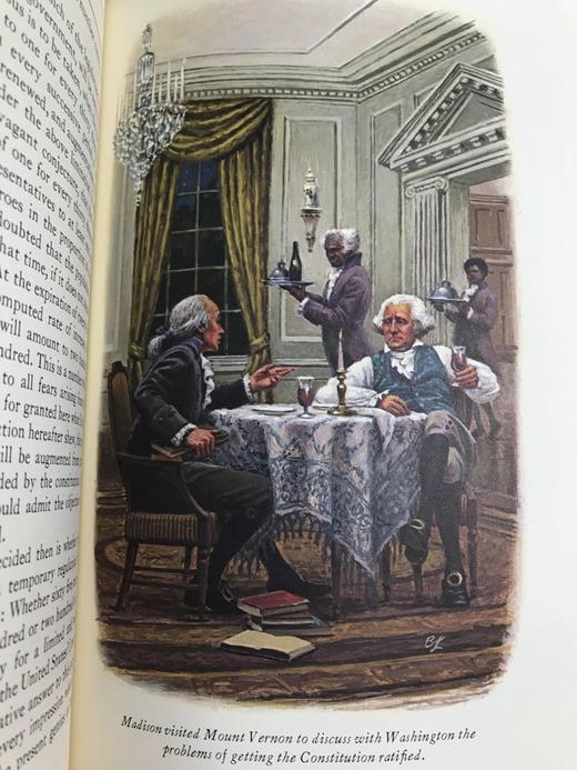 限量版！含藏书票 亚历山大・汉密尔顿《联邦党人文集》 配插图 富兰克林图书馆豪华皮装本 商品图7