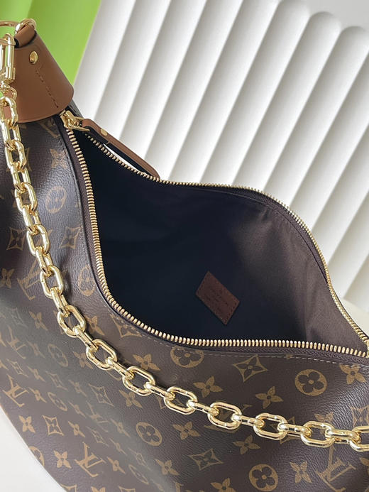 秋冬特惠💰850 原单LV M46311 尺寸：38×26×10cm LOOP HOBO 老花月亮包 变码芯片 商品图6