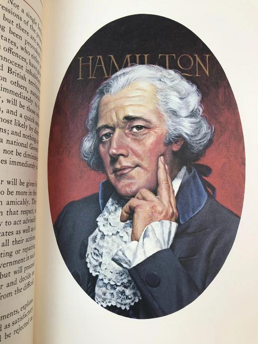 限量版！亚历山大・汉密尔顿《联邦党人文集》配插图 富兰克林图书馆豪华皮装本 商品图6