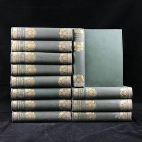 1911年 勃朗特姐妹小说全集（全12卷） 配插图 漆布精装大32开