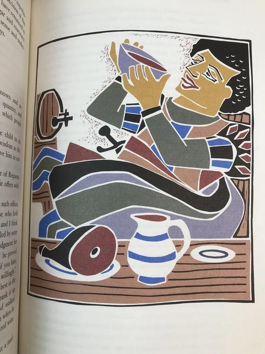 限量版！含藏书票 弗朗索瓦・拉伯雷《巨人传》配插图 富兰克林图书馆豪华皮装本 商品图9