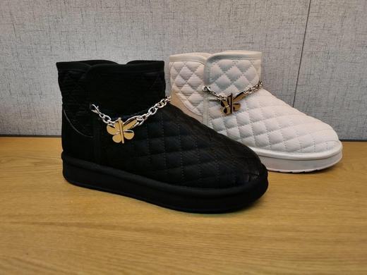豪行冬季新款休闲加绒女鞋棉鞋短靴雪地棉 商品图0