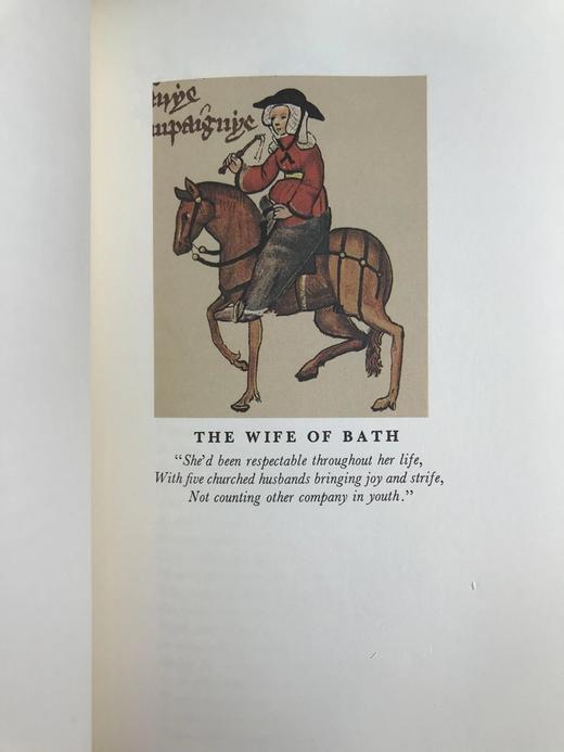 限量版！杰弗里・乔叟《坎特伯雷故事集》 配插图 富兰克林图书馆豪华皮装本 商品图9