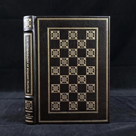 限量版！本杰明・富兰克林《本杰明・富兰克林自传》  配插图 富兰克林图书馆豪华皮装本 商品图0