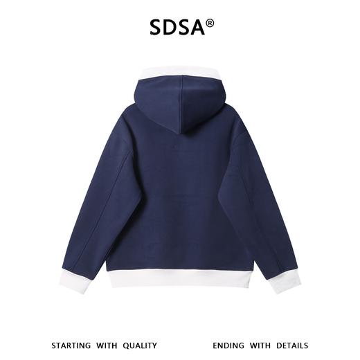 WY1567SDSA男士秋冬新款痞帅男装美式高街印花字母连帽卫衣百搭宽松上衣 商品图5