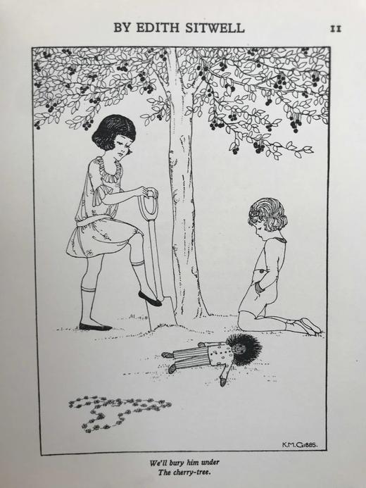 约20世纪早期 欢乐街诗集 多位艺术家绘制精美插图 精装32开 商品图5